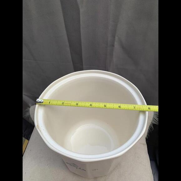 Vintage Pfaltzgraff White Blue Perennial Stoneware Cottage Collection Vase 2-506 - Picture 9 of 11